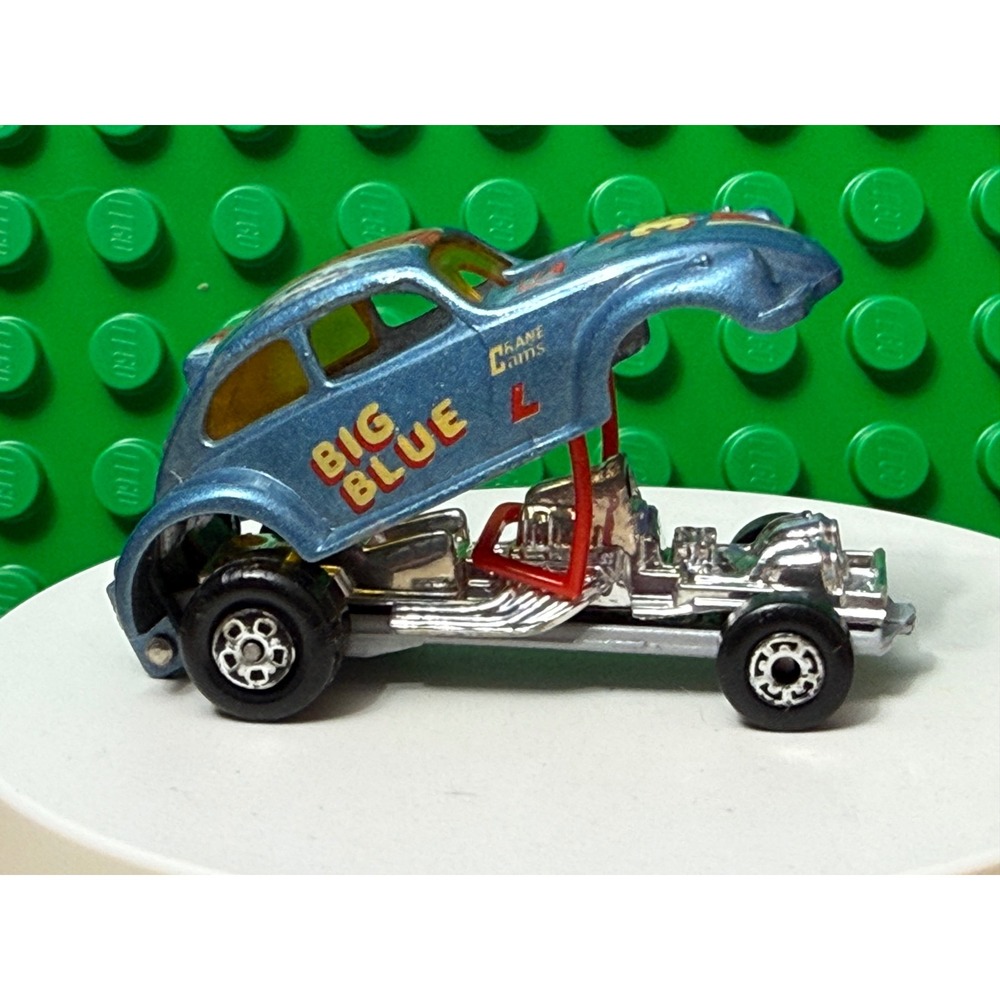Matchbox Beetle Streamer Big Blue 39 Funny Car 1972 Diecast Blue Macau Vintage